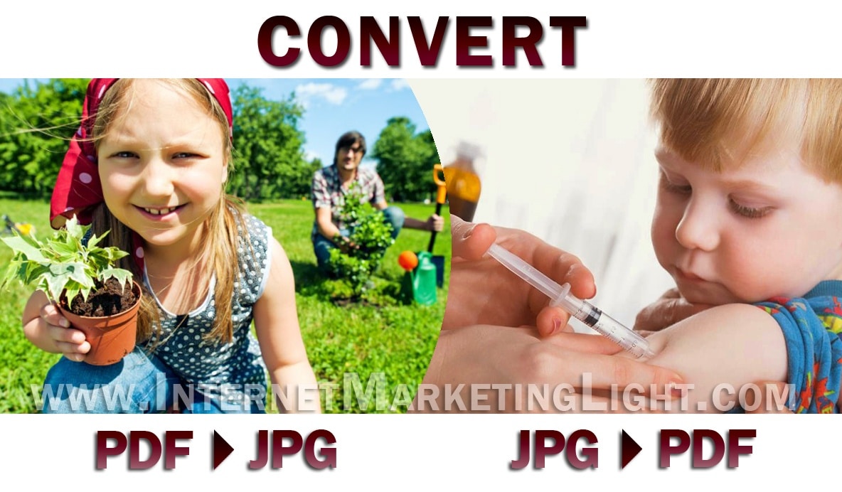 Convert PDF & JPG file formats with a smile